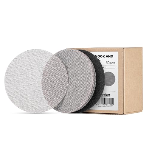 Disques abrasifs en maille 152mm toolant pour ponçage sans poussière x50