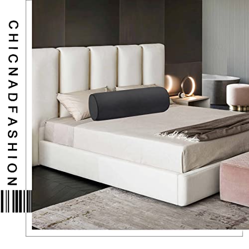 Velvetcossy Memory Foam Pillow 16X6 Inch For Sleeping, Neck Pain Relief, Side Back Stomach Sleeper, Car Or Office Chair Sofa,Support Pillow For Posture & Comfortable Spine Position (Black #TOP2