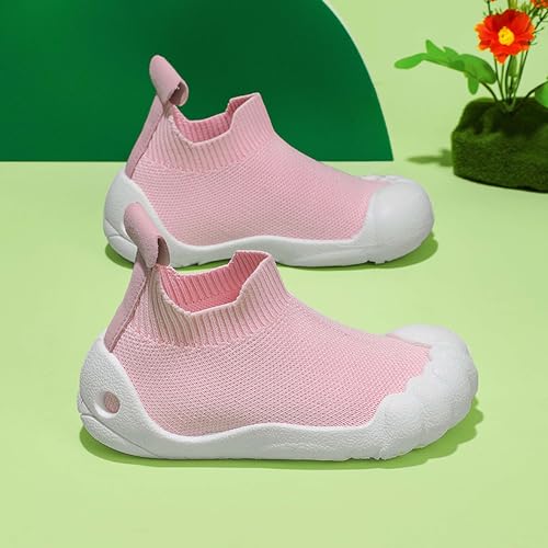 Boys and Girls Toddler Knitted Mesh Sneakers,Fashion Sneakers,Kids Toddler Shoes,Soft Breathable High Top Outdoor Sneakers,Sock Shoes4