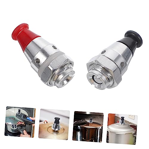 Válvulas limitadoras de presión KICHOUSE, 2 piezas, para ollas a presión, accesorios de seguridad, repuestos confiables para cocción eficiente miniatura 5