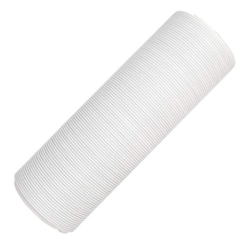 TIMESETL Tubo flexible de PP de salida de aire  150 mm, 1,5 m de largo Tubo salida aire secadora porttil para aire acondicionado, secadoras o campanas extractoras