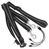 LALAFINA 発光乗馬ロープ 充電式可能な防水馬用胸当て 夜間視認性向上 保護 屋外乗馬ショー対応