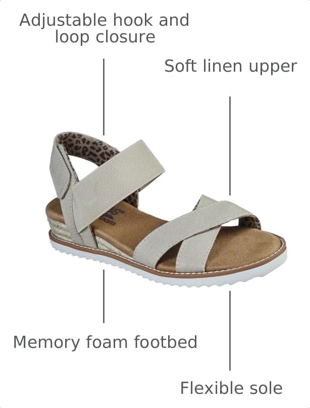 Image of Skechers Women's Desert Kiss - Secret Picnic Flats Sandals