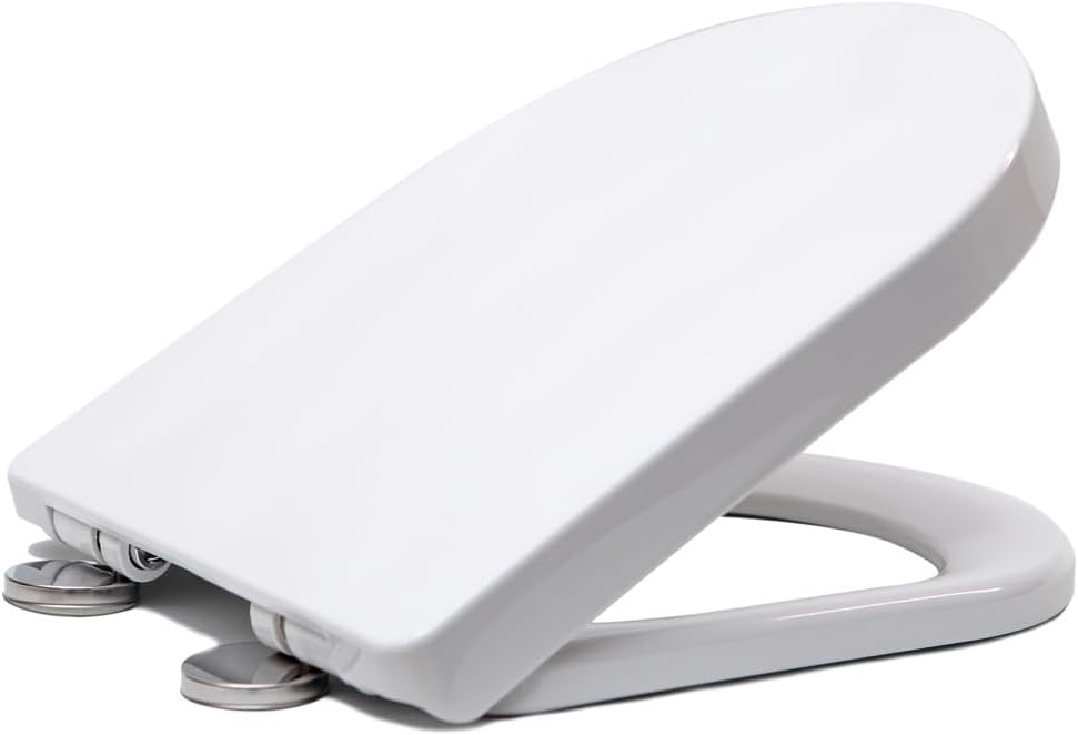 Soft Close Toilet Seat with Quick Release, Simple Top Fixing, Toilet