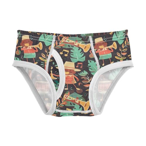 visesunny Boys Potty Training Underwear Clay Cigar Drum Breathe Cotton Briefs Size 2T-8Y for Toddler