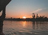 1000 Piece Puzzle for Adults Jigsaw Puzzles Hard Challenging Difficult Family Cool Large The Famous Dal Lake During Sunset. Stock Photo Puzzles for Adults 1000 Pieces