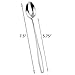 Pekky 7.5-Inch Long Handle Spoon, Stainless Steel Ice Tea Spoon, 12 Pieces