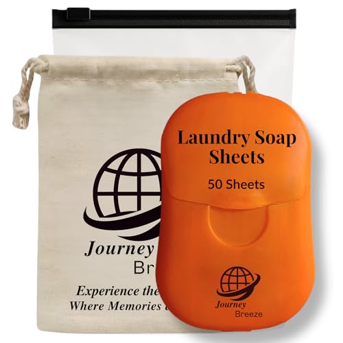 Travel Laundry Detergent Sheets 50 Pack...