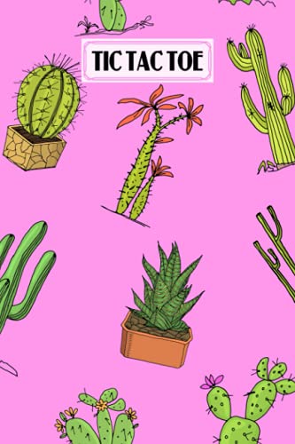 Tic Tac Toe: Games Fun Activities for Kids / Paper & Pencil Workbook for Games, Smart gifts for Family | Cactus Cover by Britta Behrens image 2