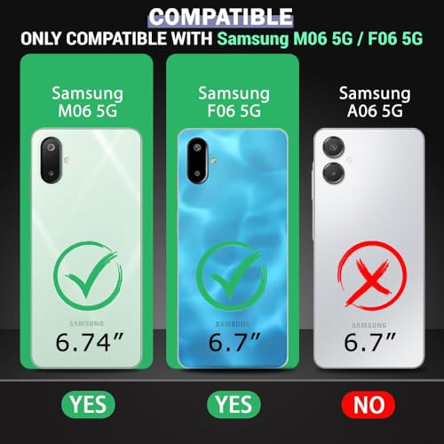 Image of AIBEX Compatible for Samsung F06 5G / Samsung M06 5G Flip Cover Leather Finish with Magnatic Closure | Inside TPU with Card Pockets | Wallet Stand | Complete Protection Flip Case -Brown