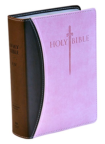 KJV Sword Study Bible/Giant Print-Chocolate/Pink Ultrasoft Indexed