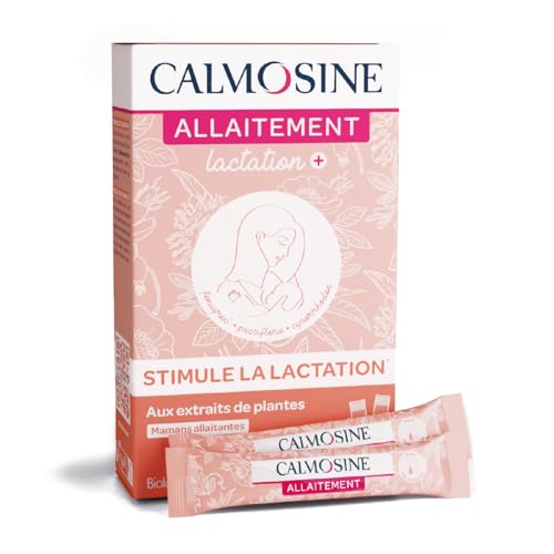 Calmosine Allaitement – Complément Alimentaire – Bien-être - Fenugrec, Passiflore, Magnésium, Biotine - Favorise la lactation- 14 sticks – Fabriqué...