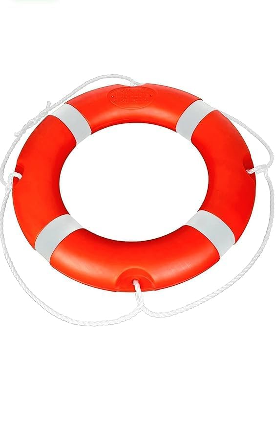 TOPRAK Rubber Floating Ring Bracelet Buckle Swimming Equipment with Water Rescue Life-Saving Rope (Multicolor) (B0CZS4KLB7) Amazon Price History, Amazon Price Tracker