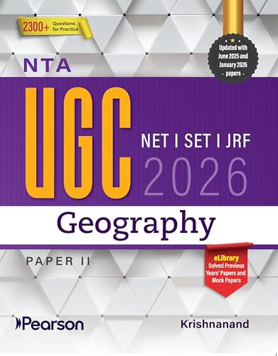 Pearson UGC NET Geography | For NET/SET/JRF | Solved 2025–26 Pape...