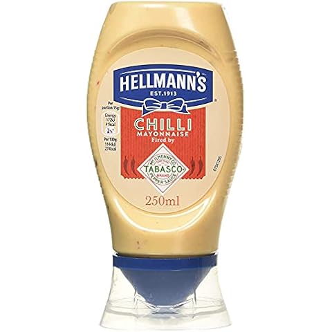 Hellmann's Squeezy Mayonnaise with Chilli, 250ml Cover