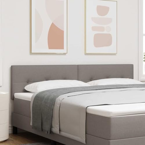Teenpull Cabecero LED de 180 cm, tela topo, altura ajustable, montaje en pared, luces LED regulables para dormitorio, diseño moderno, poliéster transpirable, fácil cuidado