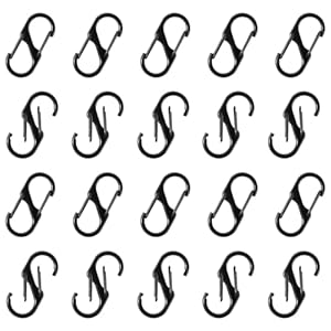 Qianyu 20 Stück S Karabinerhaken