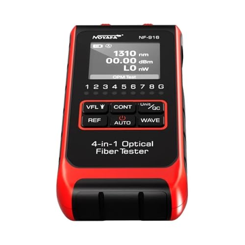 OTDR NF-916 localizador visual de fallas para certificar redes de fibra 6