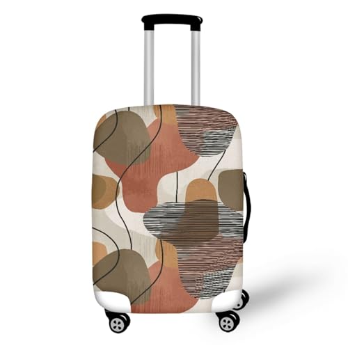 Housse valise M rouge brun anti-rayures pour protéger vos bagages en soute