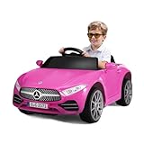 Oryxearth Kinder Elektroauto, mit 2,4G Fernbedienung, Scheinwerfer, Musik und Bluetooth-Funktionen,...