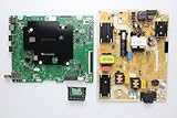 Television Repair Kit for Samsung UN50TU700DFXZA with TV Main Board + Power Supply + TCon + Cables