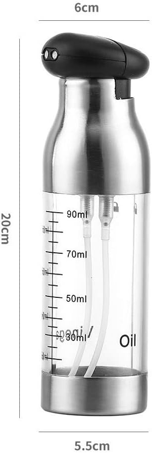 90ml Kitchen Stainless Spray Bottle for Oil Vinegar Soy Sauce Bbq Oiler Cooking Condiment Cookware