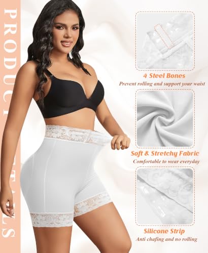 Image of DERCA Butt Enhancer Hip Pads Lace Padded Boyshorts