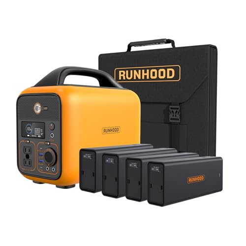 Amazon.co.jp: RUNHOOD RALLYE 600 PLUS ポータブル電源 ソーラー