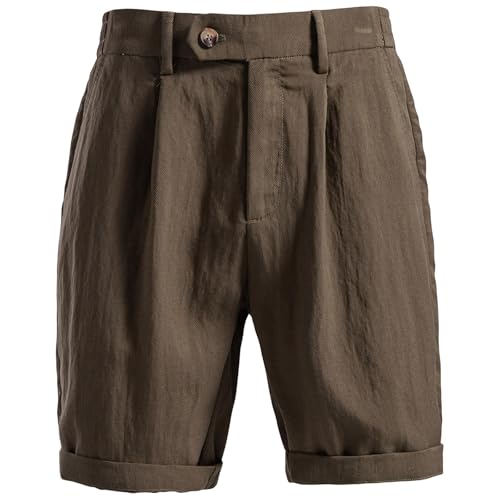 Bermuda homme habillé uni pour vos terrasses et soirées d'été : confort stretch et léger