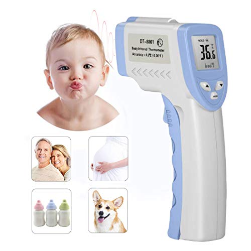 Non-Contact Infrared Forehead Thermometer Medical Forehead Thermometer for Baby Kids and Adults - CE and FCC ROSH Approved