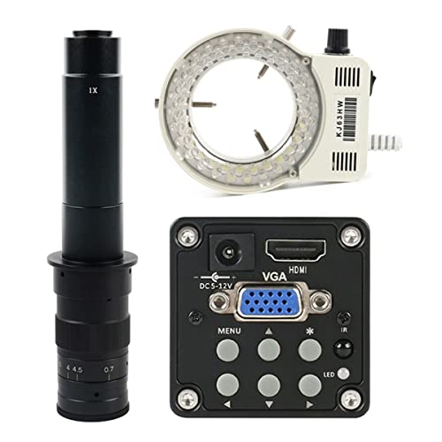 �������ώ@ 14MP 1080p HDMI VGA�f�W�^���r�f�I�������J����100x 130x 180x 200x 300x 500x c�}�E���g�����Y(With 300X LED Light)