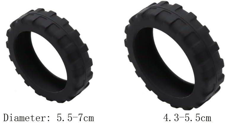 8PCS Luggage Wheel Cover Carry on Luggage Suitcases Wheel Protectors Wear-Resistant Silicone Wheels Protective Covers Silicone Anti-Noise Wheels Cover for 4.3-5.5cm 042