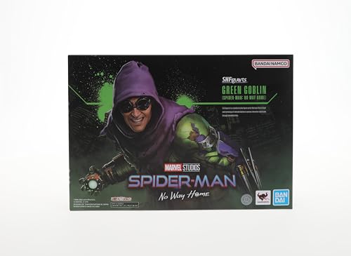 TAMASHII NATIONS - Spider-Man: No Way Home - S.H. Figuarts - Green Goblin Action Figure, 6.1 inches - Image 2