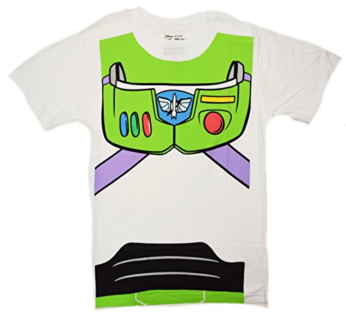 T-shirt Buzz l'Éclair Disney Pixar taille XXL blanc style costume