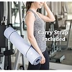 IUGA Yoga Mat Thick Non Slip Anti-tear Pilates Mat Eco Friendly Hot Yoga Mats for Workout & Exercise(72"x 24"x 6mm) - Image 5