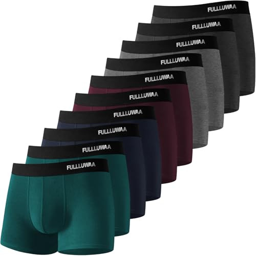 Fullluwaa Calzoncillos Hombre Boxer,Boxer Hombre Pack(Pack de 10)...