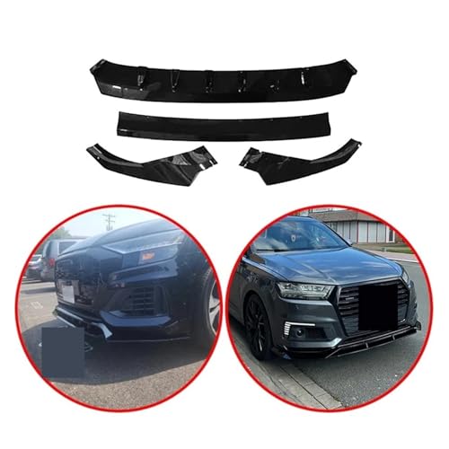 Lèvre de pare chocs avant Audi Q8 protection de spoiler en ABS