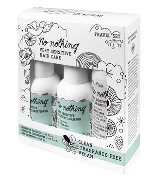 No Nothing Very Sensitive Moisture Holiday Trio-Moisture Shampoo 1.69oz, Conditioner 1.69oz, Dry Shampoo 1oz