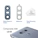 Produktbild Cemobile Hinter Kamera Glas linse Abdeckung Kameraobjektiv mit Klebstoff Für LG G6 H870 H871 H872 LS993 VS998 (Platinum)