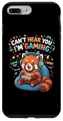 Can't Hear You I'm Gaming. Gaming Red Panda Graphic Design. Perfect for gamer that loves Red Pandas.Great for red panda birthday party or red panda party