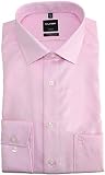 OLYMP Modern Fit Hemd Langarm New Kent Kragen Patch Muster rosa,39