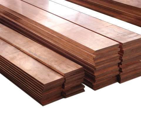 GatherTOOL 200-500mm Length * T2 Red Copper Shaft Square Flat Bar Model Maker 99.95% Pure Copper Plate DIY Material Thickness 5/6/8/10/12/15/20mm (Style : 4x20, Size : 200mm)