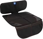Funbliss Protecteur de siège auto pour siège auto enfant, tapis de protection de siège automatique pour siège sous voiture avec padding le plus épais pour protéger le cuir & Revêtement de tissu,PVC Coins renforcés en cuir