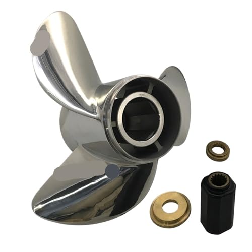 Image of Propeller 15 1 /2x17 for Engines 175HP 220HP 225HP 250HP Ship Stainless Steel 15 Tooth Spline LH 48-90159A46