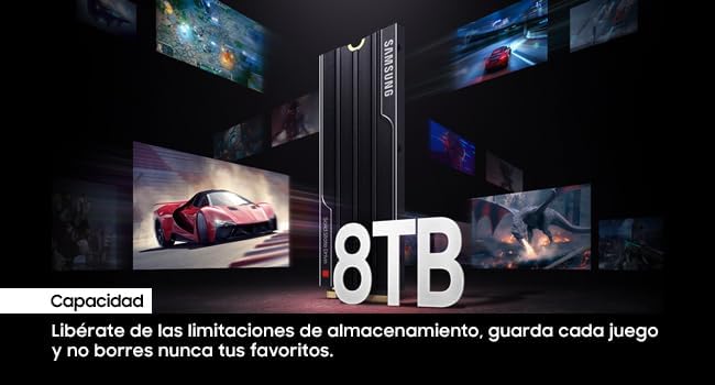 Samsung Memoria MZ- VAP1T0BW 9100 PRO SSD Interna 1TB, PCIe 5.0 x4, NVMe 2.0, Memoria Diseñada para Profesionales y Jugadores, Compatible con PC, Móvil y Consola de Juegos 7