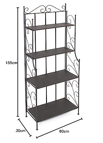 FRANK FLECHTWAREN Metall-Regal Toskana - 3