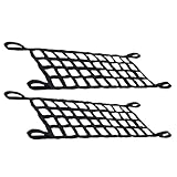Orion Motor Tech Mesh Cargo Net 2 Pack, Rooftop Hammock Compatible with 1987-2022 Jeep Wrangler YJ TJ JK JL & Gladiator JT Jeep Wrangler Hammock Top Netting 4-Door and 2-Door