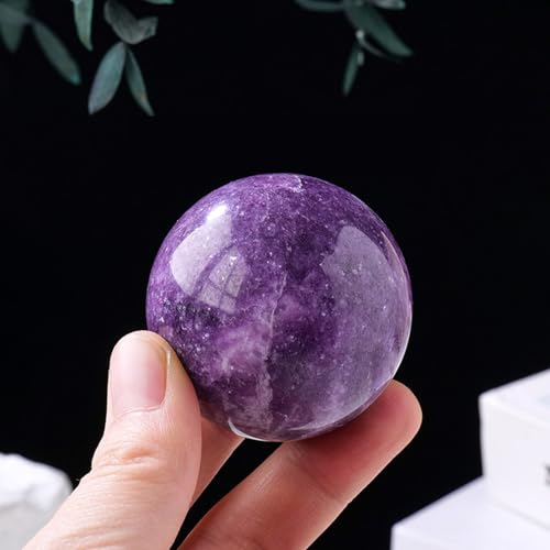 Boule de mica violet 50mm pour divination et feng shui