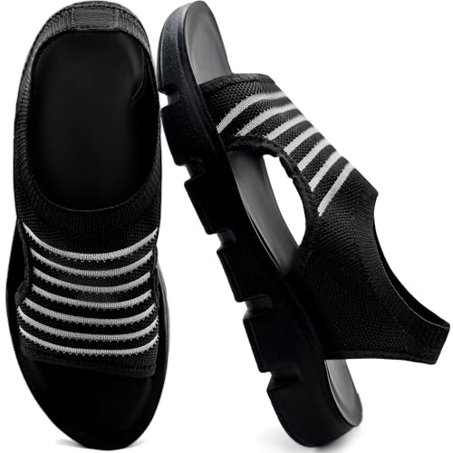 Sandals for Women 2025 Outdoor Hiking Walking Shoes Comfortable Summer Beach Ladies Flat Footwear