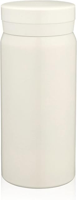 Small Flask, BPA Free Vacuum Stainless Steel Insulated Water Bottles, Keep Drink, Milk & Cocoa Hot for 6 Hours, No Sweating, Mini Coffee Cup for Handbag or Lunch Bag (220ml White)